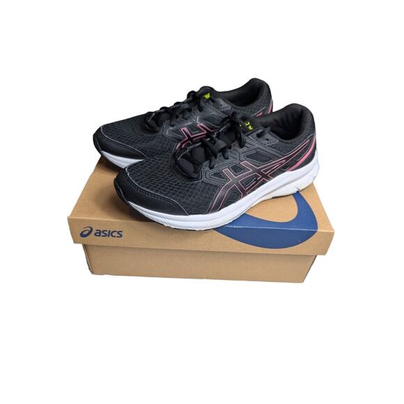 Asics Shoes - Asics Jolt 3 Running Athletic Shoes Black/Hot Pink 1012A908-004 Women's Size 9